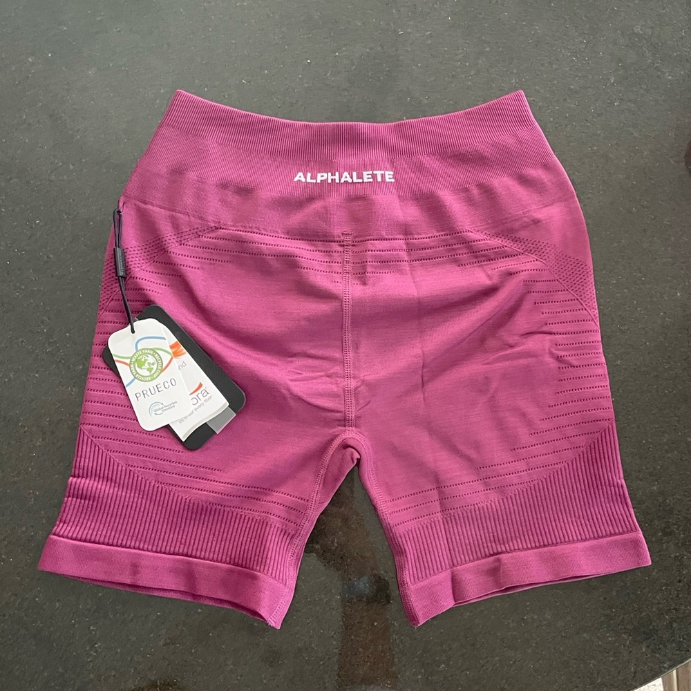 NWT Alphalete Ozone Shorts - Medium - Color: Grape